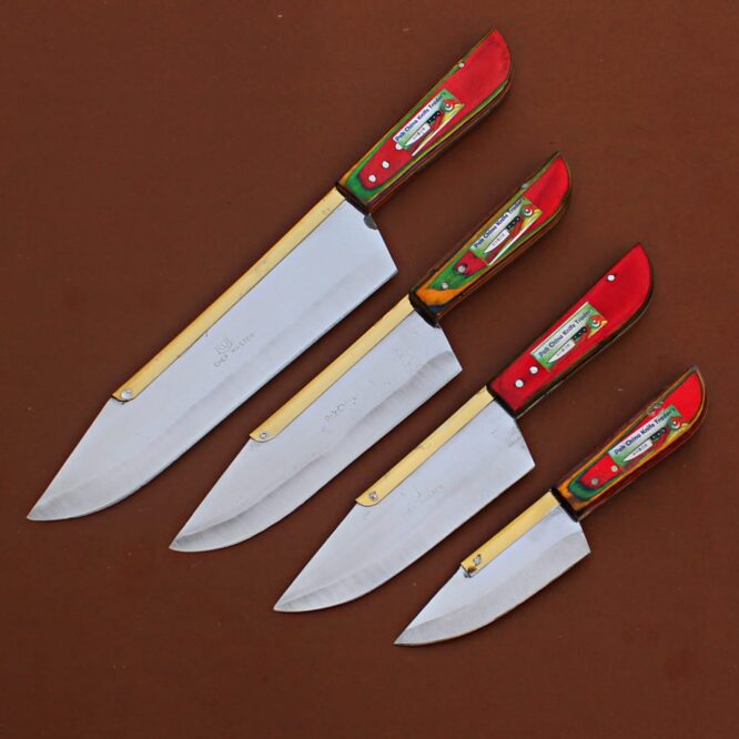 Premium quality Qurbani knife set 4 pcs kitchen knife set